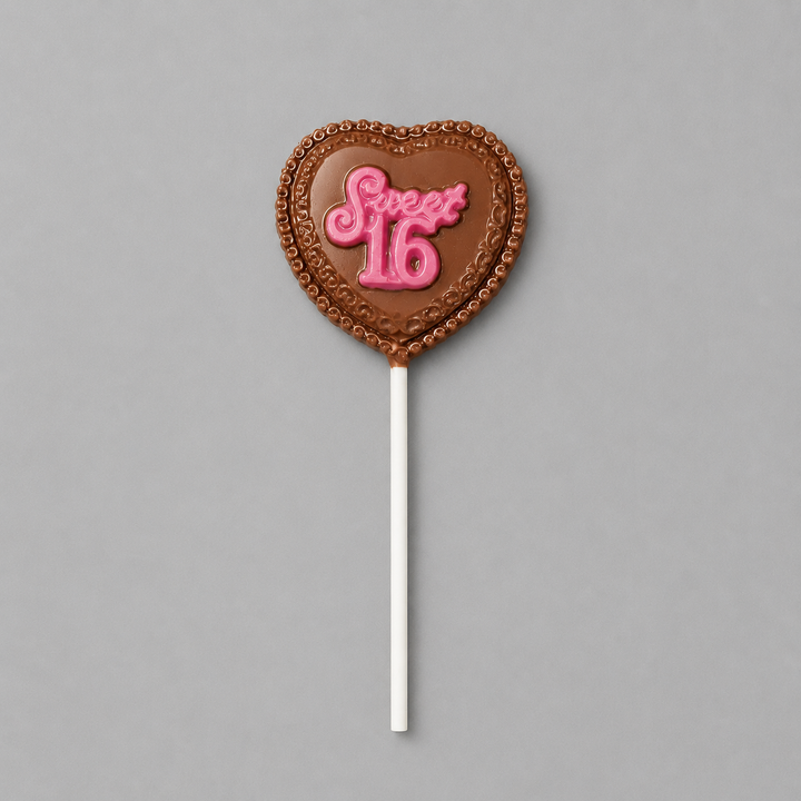 Sweet Sixteen Heart Lolly