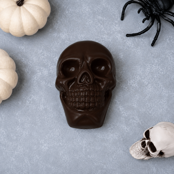 Skull with flat back