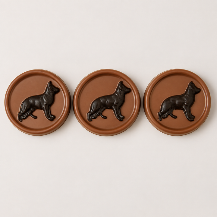 German Shepherd Full Body Discs chocolate product