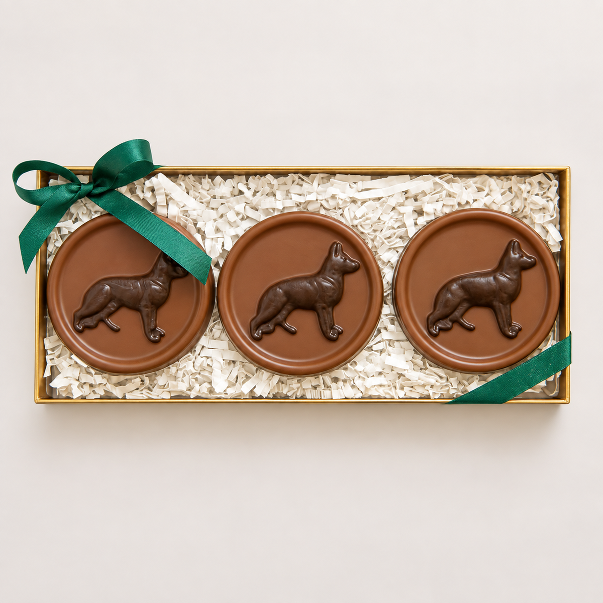 German Shepherd Full Body Discs chocolate product