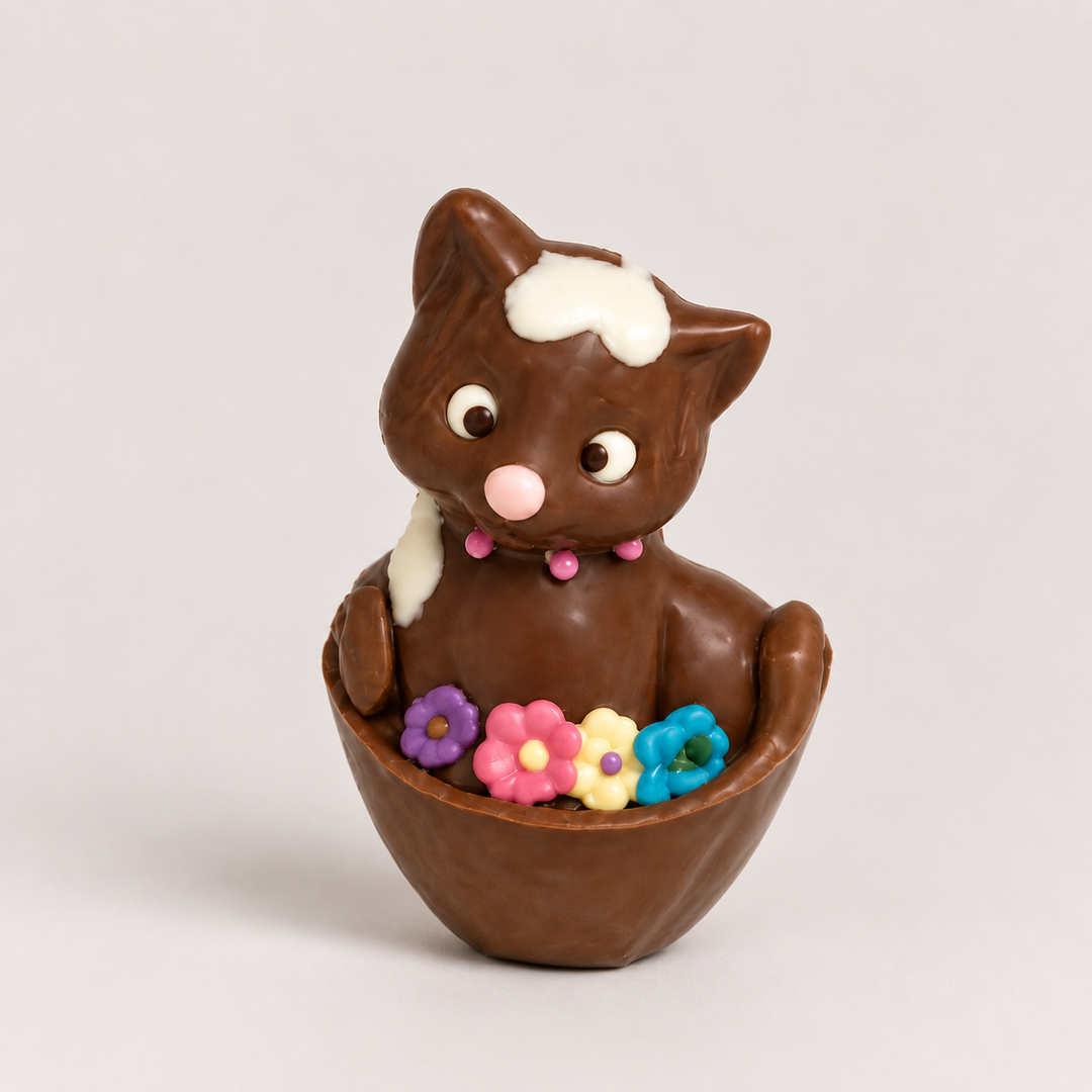 Cat in a Flower Pot