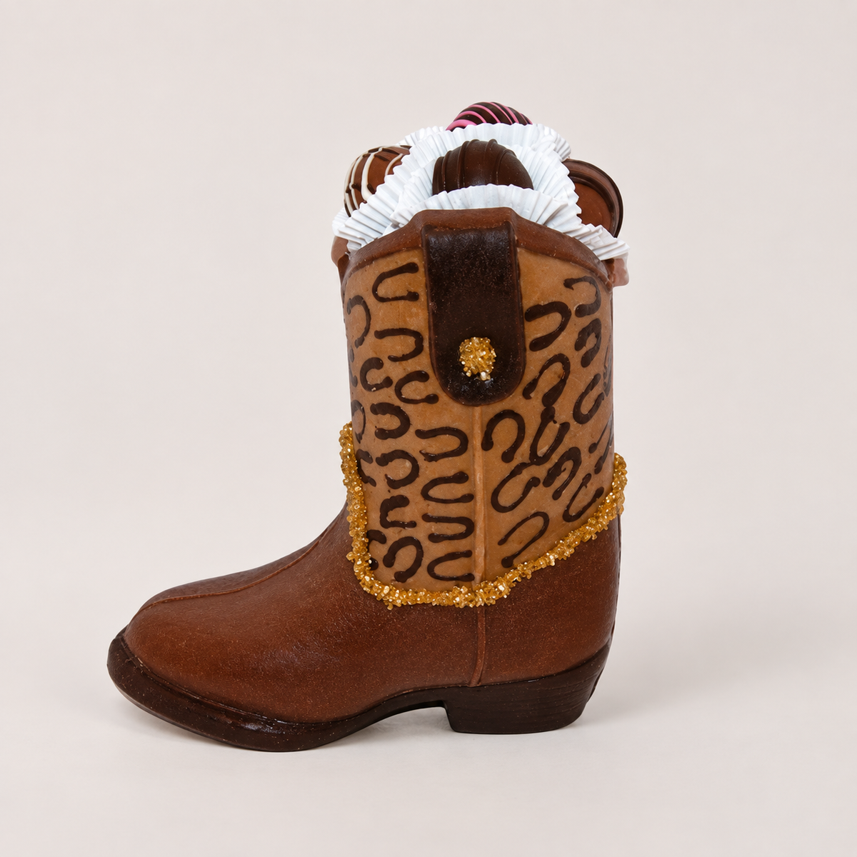 Cowboy Boot in Leopard Print