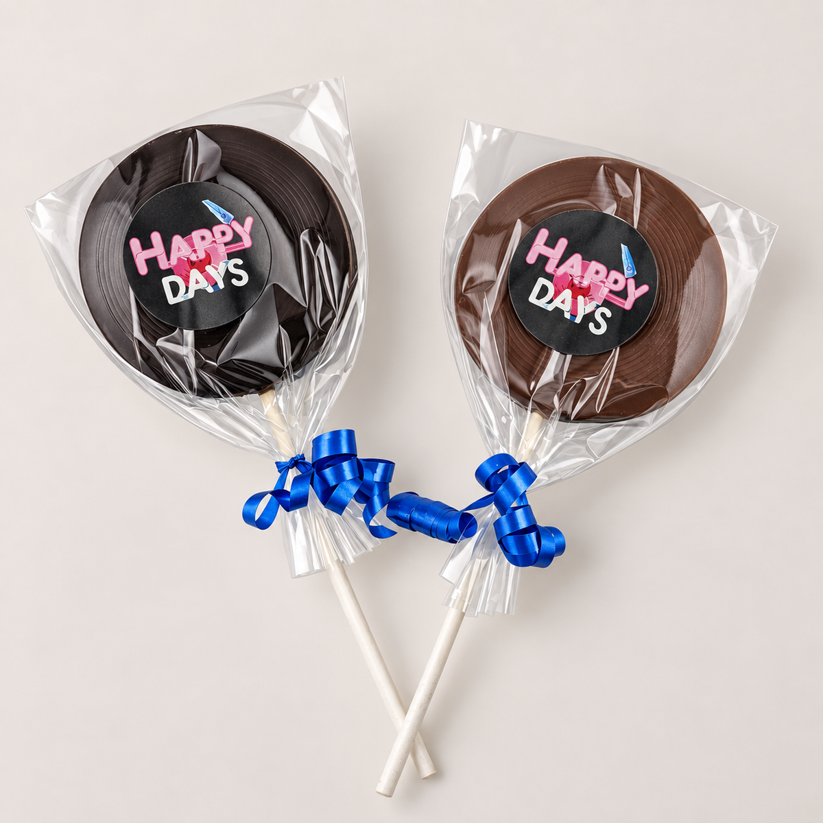 Chocolate Happy Days Record Lolly