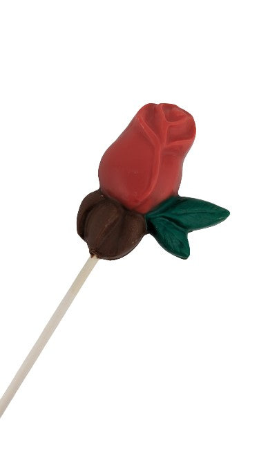 Rose Lolly - Red 12" Stick