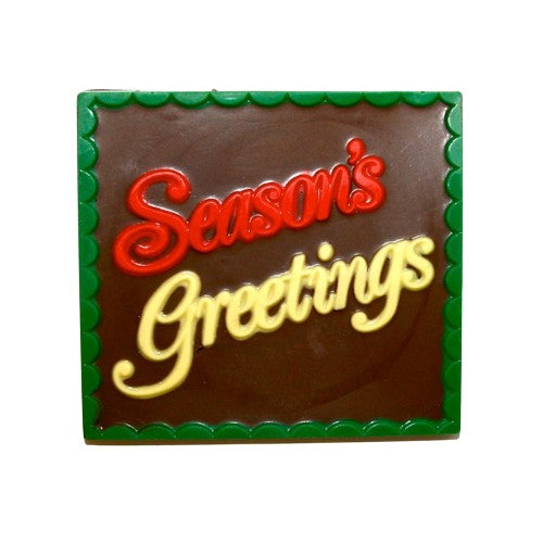 Seasons Greetings Chocolate Square