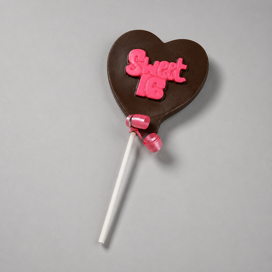 Sweet Sixteen Heart Lolly