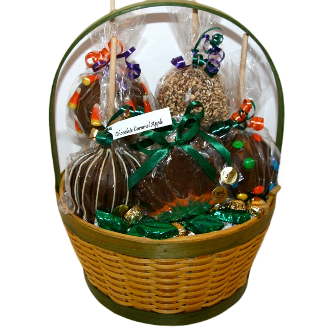 Chocolate Caramel Apple Gift Basket