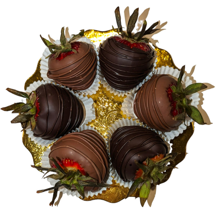 Strawberries Covered in Chocolate 1/2 Pound