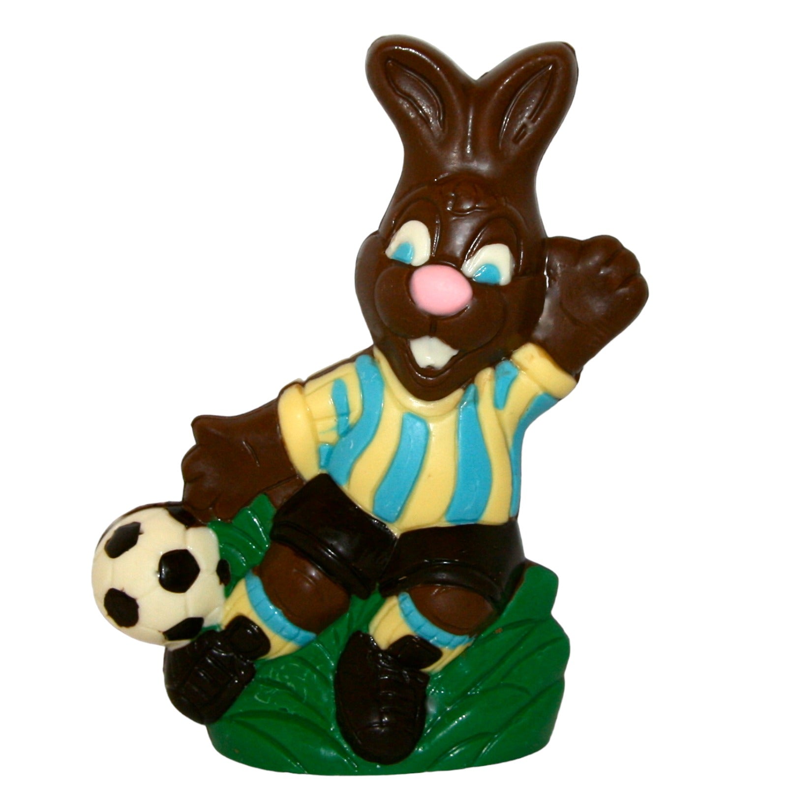 Easter Bunny Playing Football Happy Easter Soccer Ball Ears Rabbit