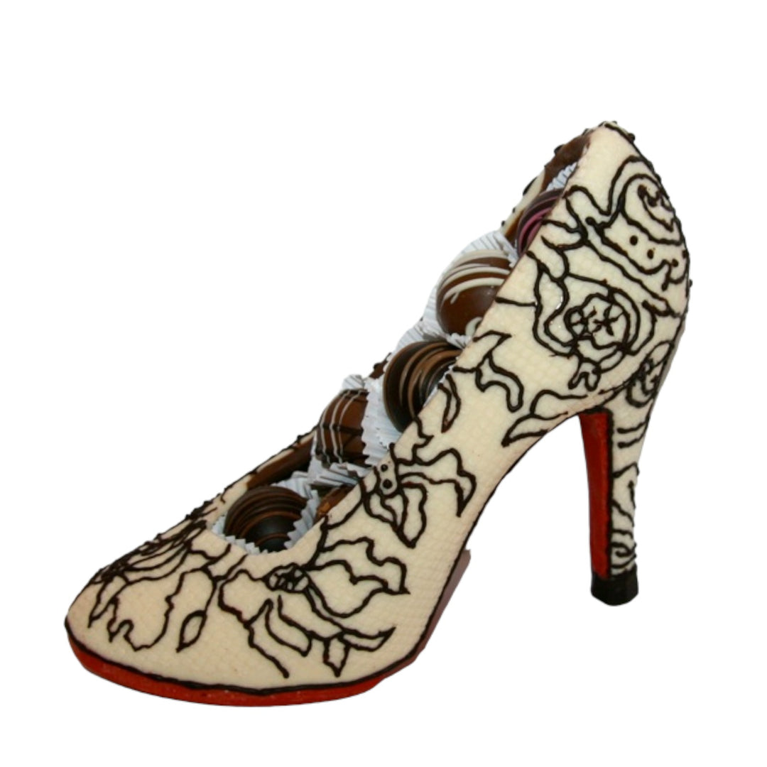 Designer Lace High Heel Shoe