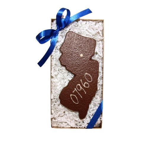 New Jersey State Chocolate with Zip Code