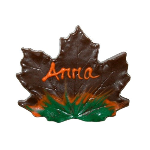 Autumn Leaf Placecard with Personalization