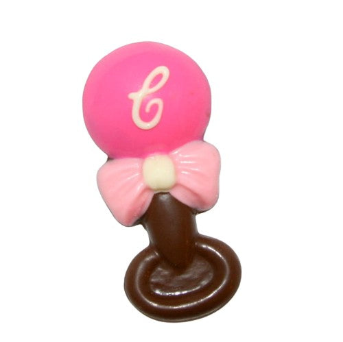 Monogrammed Baby Rattle