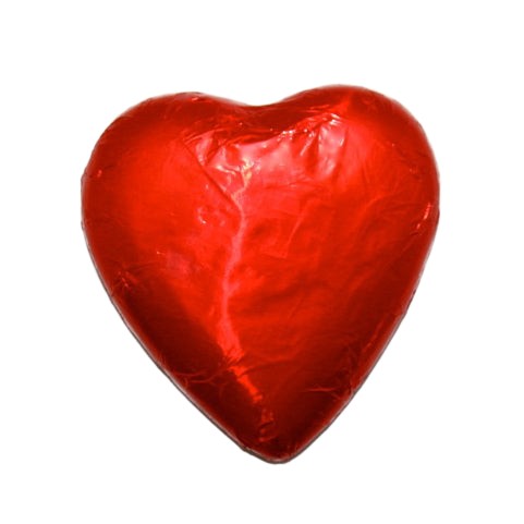 Solid Foiled Heart