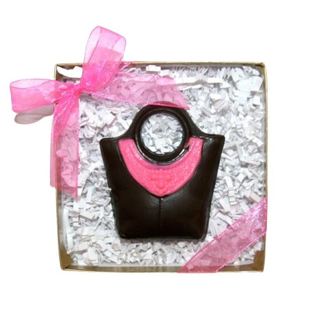 Chocolate and Pink Handbag