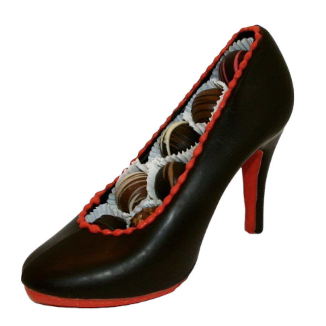 Designer Red and Black  Shoe