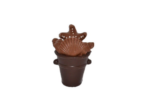 Seashell Chocolate Beach Bucket with Shells – Enjou Chocolat